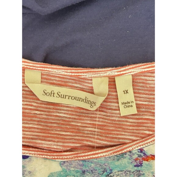 Soft‎ Surroundings Womens 1X Festival Splash Top - Picture 5 of 9